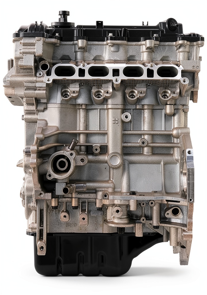 Installing PratRaken G4NC 2.0L Engine Assembly for Hyundai on a wooden garage bench