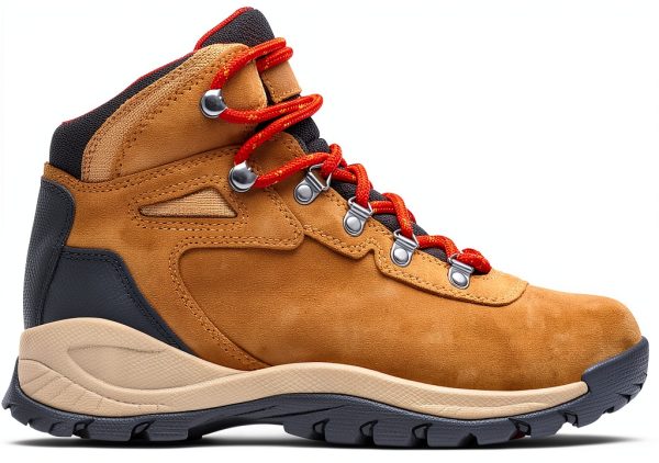 Columbia Newton Ridge Waterproof Amped Hiking Boot Elk/Mountain Red-4