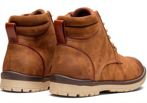Vostey Men's Hiking Boots Casual Outdoor with Premium Faux Leather-3