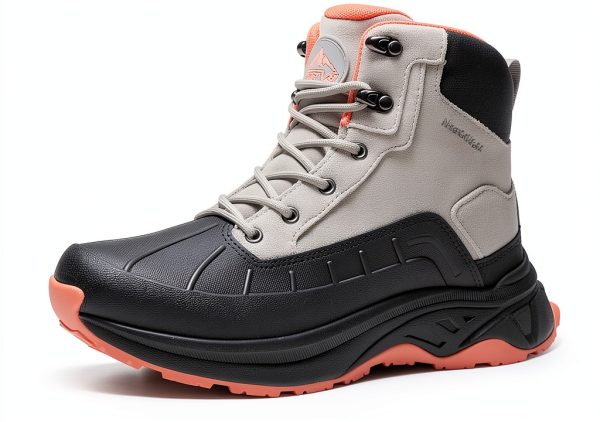 Womens Waterproof Hiking Boots NORTIV 8 Trekking with Durable Suede-0