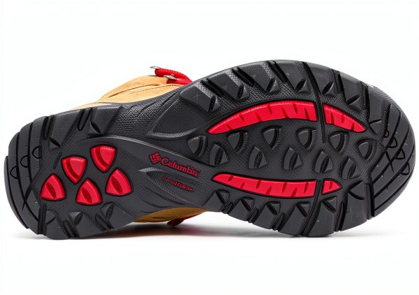 Columbia Newton Ridge Waterproof Amped Hiking Boot Elk/Mountain Red-3