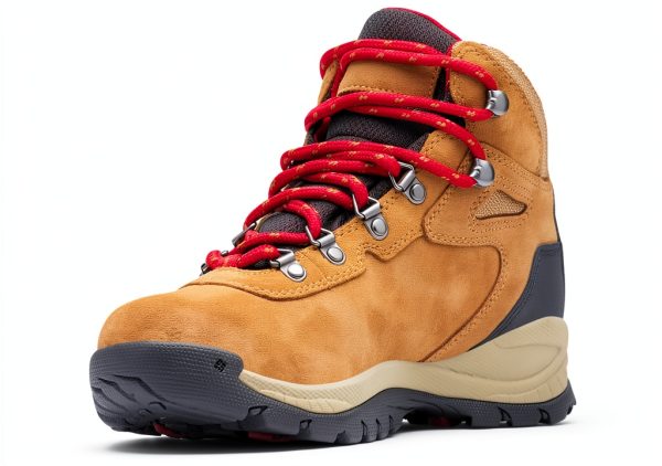 Columbia Newton Ridge Waterproof Amped Hiking Boot Elk/Mountain Red-1
