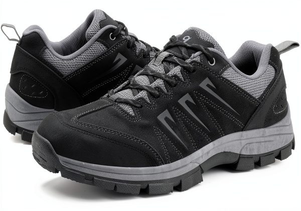 OL OUTJET LEGEND Men's Waterproof Hiking Shoes Leather Anti‑Slip-0