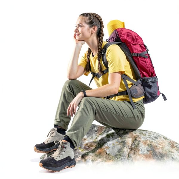 Womens Waterproof Hiking Boots NORTIV 8 Trekking with Durable Suede-4