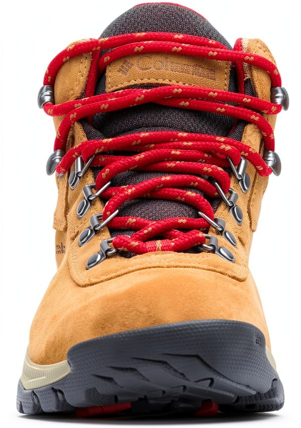 Columbia Newton Ridge Waterproof Amped Hiking Boot Elk/Mountain Red-2