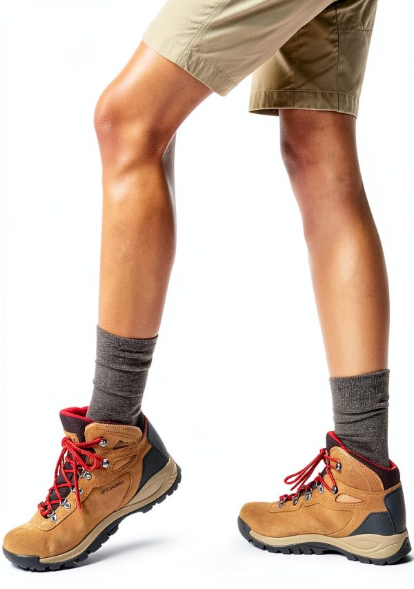Columbia Newton Ridge Waterproof Amped Hiking Boot Elk/Mountain Red-5